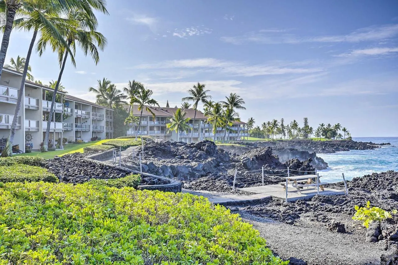Airy Oceanfront Kailua-Kona Gem With Community Pool Apartman